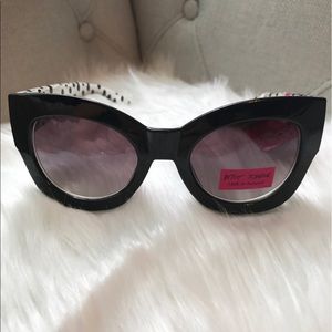Cat Eye sunglasses by Betsy Johnson