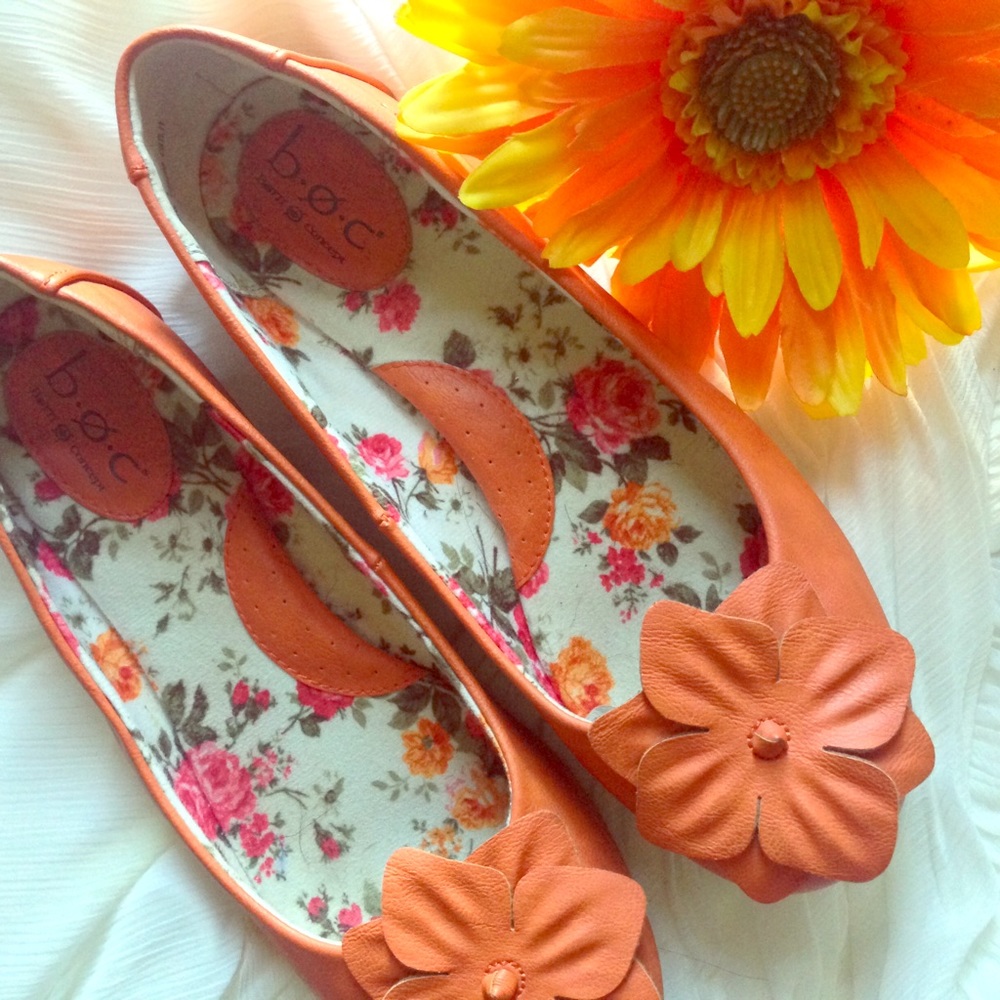 🛍 b.o.c. 🛍 Born Concepts Orange Flats