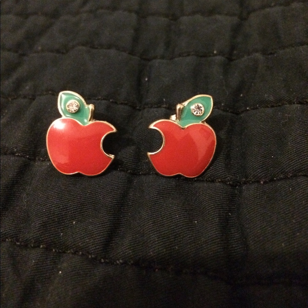 Apple earrings