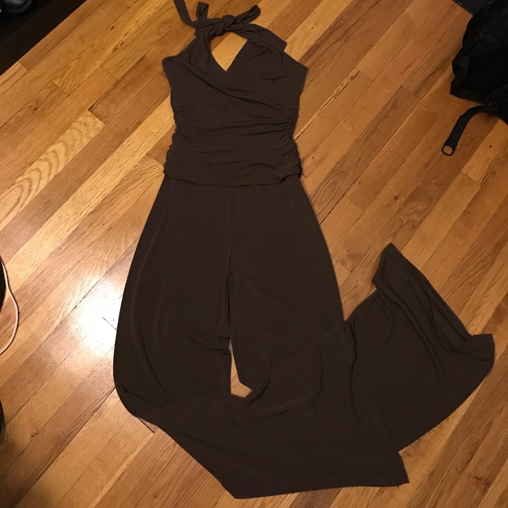BCBG brown jumpsuit