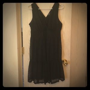 V-cut Sleeveless with Lacey Overlay
