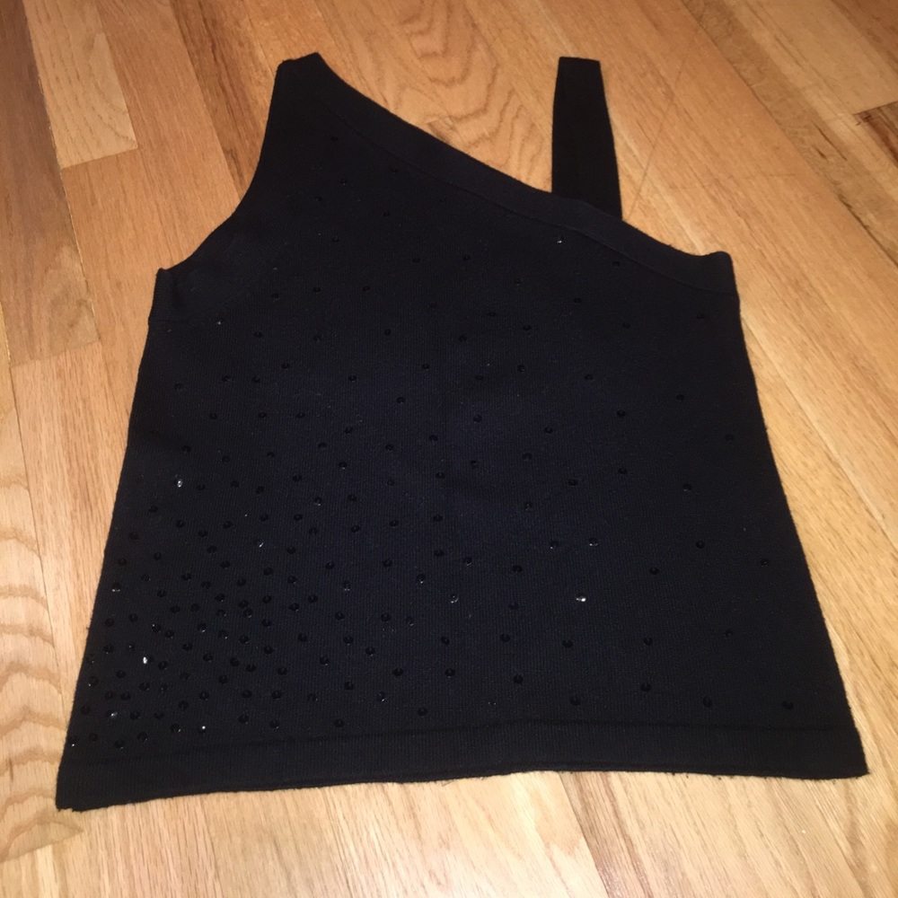 Black Sequined Top