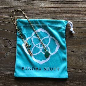Kendra Scott Kiri necklace- green