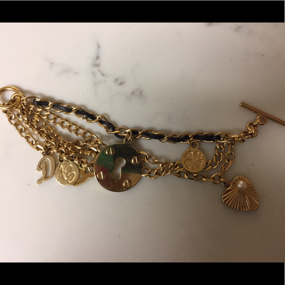 ❌Gold dolce and gabana charms bracelet❌ sold