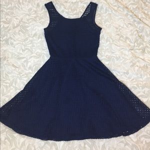 Navy mini dress