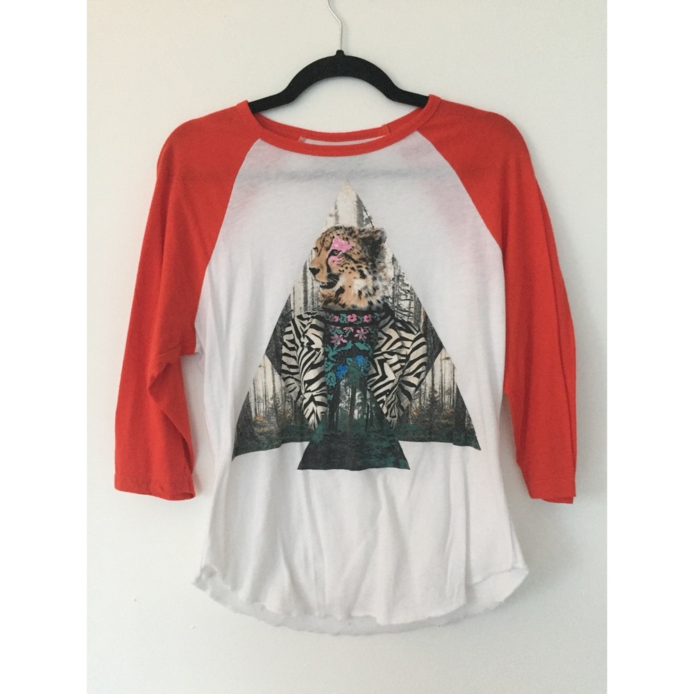 Neff Cheetah Graphic Baseball Tee