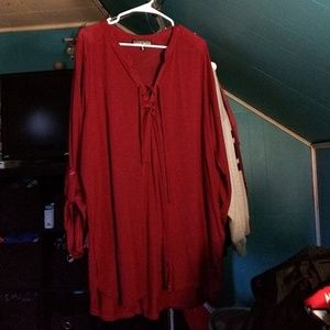 Maroon Long Sleeve Top *OPEN TO OFFERS*