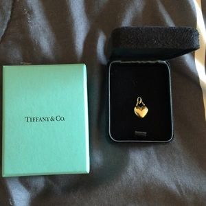 Tiffany & co  18k gold heart charm