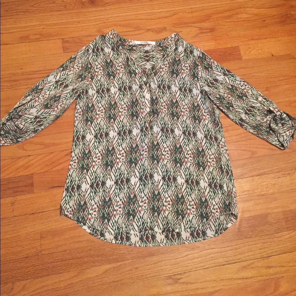 Fit 2 Fun pattern 3/4 sleeve blouse