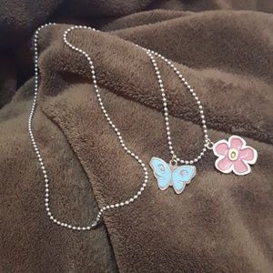 NWOT necklace with two charms