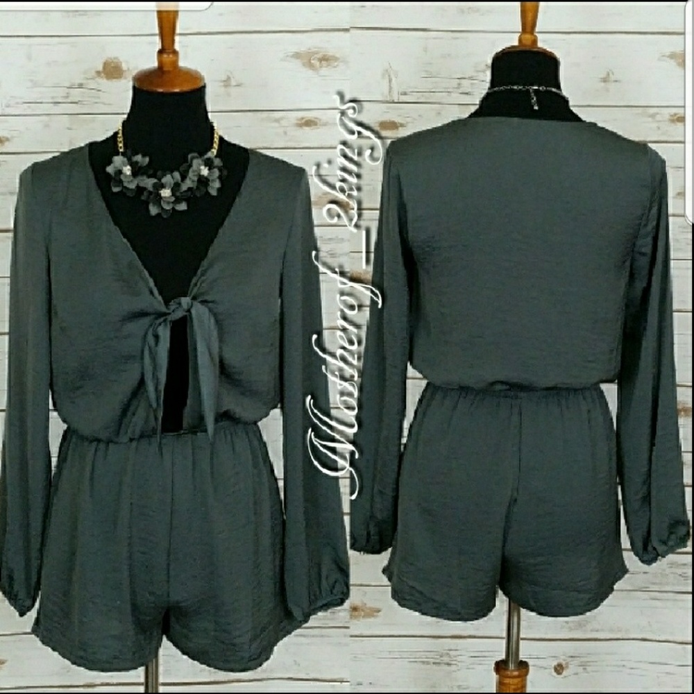🌠 SEXY "TIE FRONT" ROMPER
