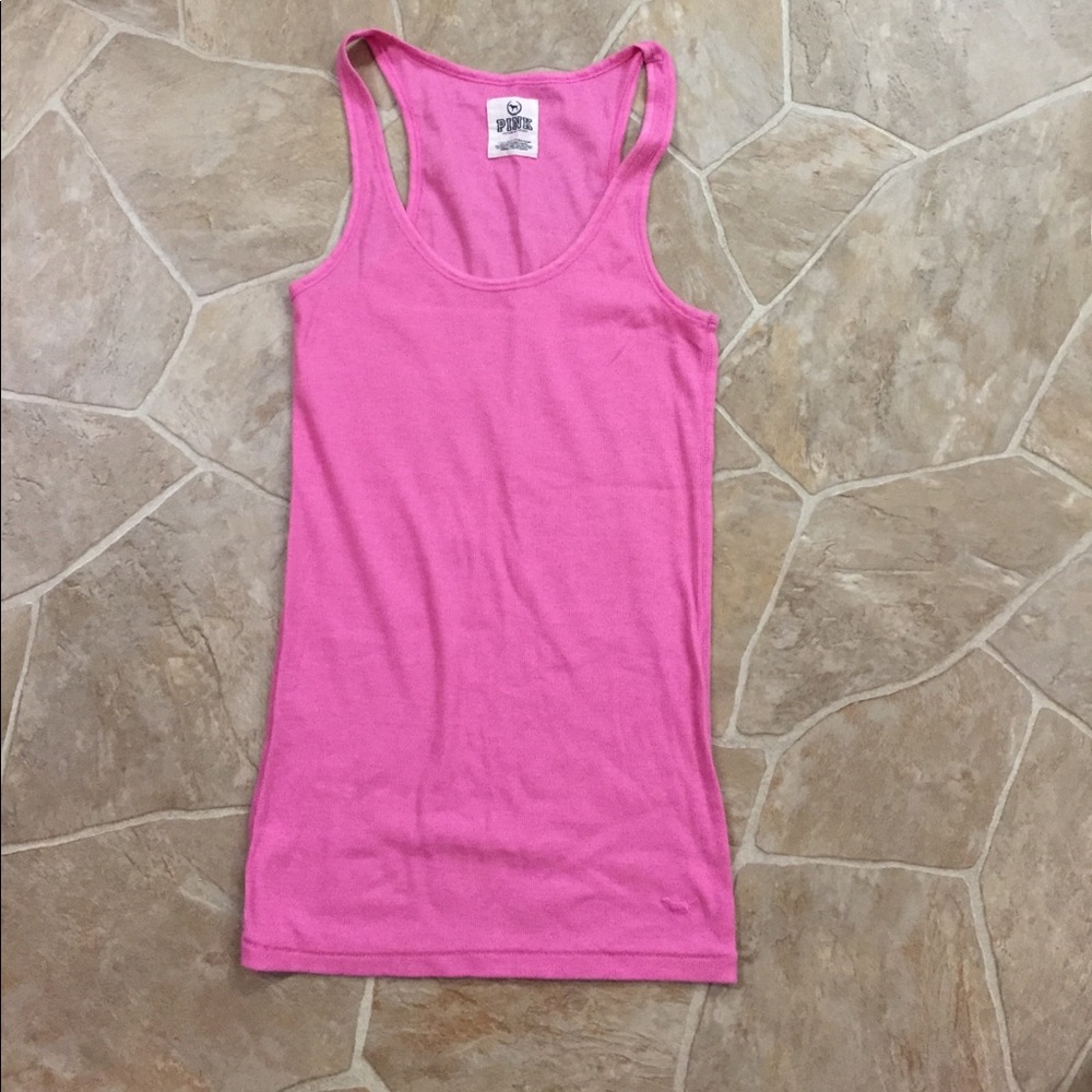 Like new; plain, PINK tank top