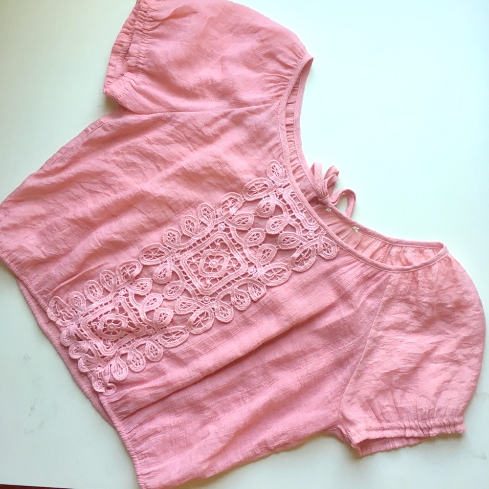E&M Pink Blouse
