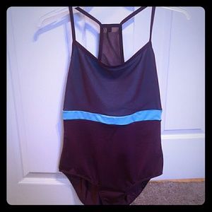 Purple and Blue Women's Leotard