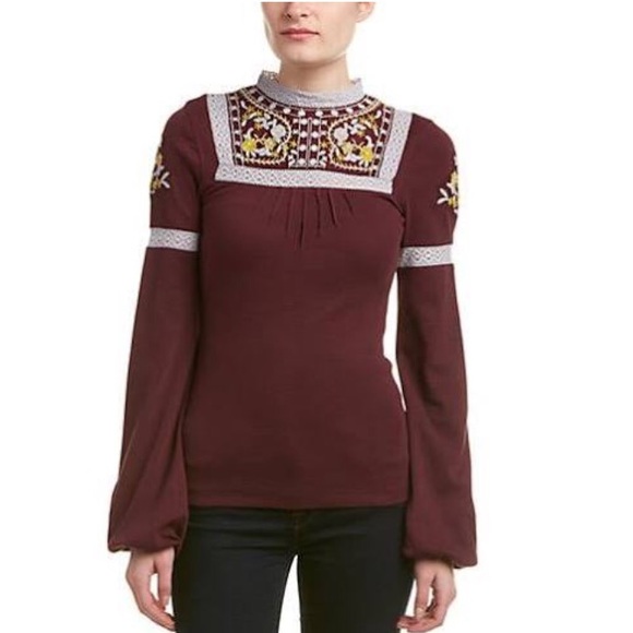Free People Tops - Free People Cozy on Top Eggplant Top final price