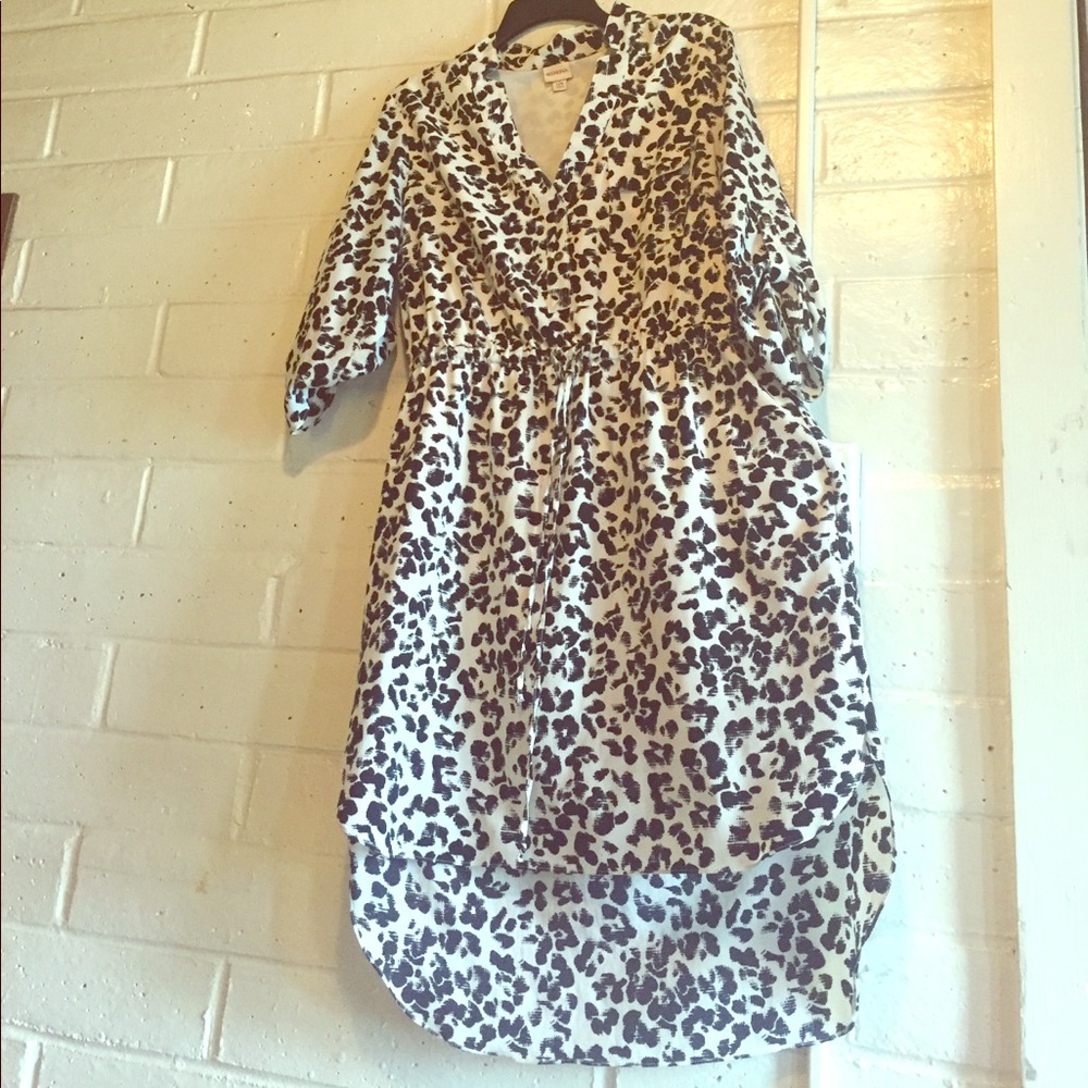 Merona Black and White Dress