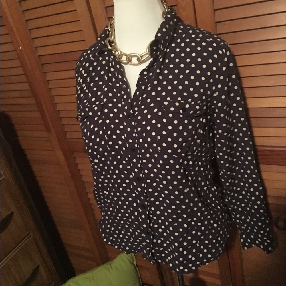 Fitted button down LOfT top