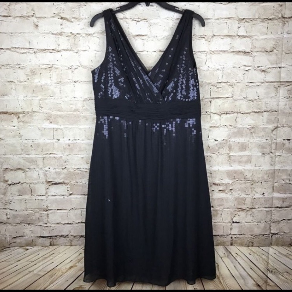 Black empire waist elegant dress