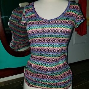 Colorful graphic t-shirt