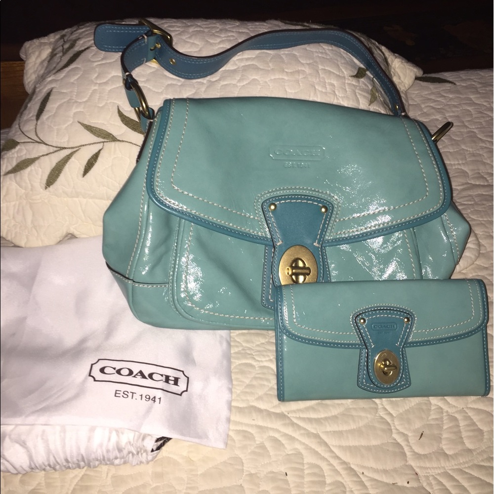 PERFECT Condition coach purse with matching wallet