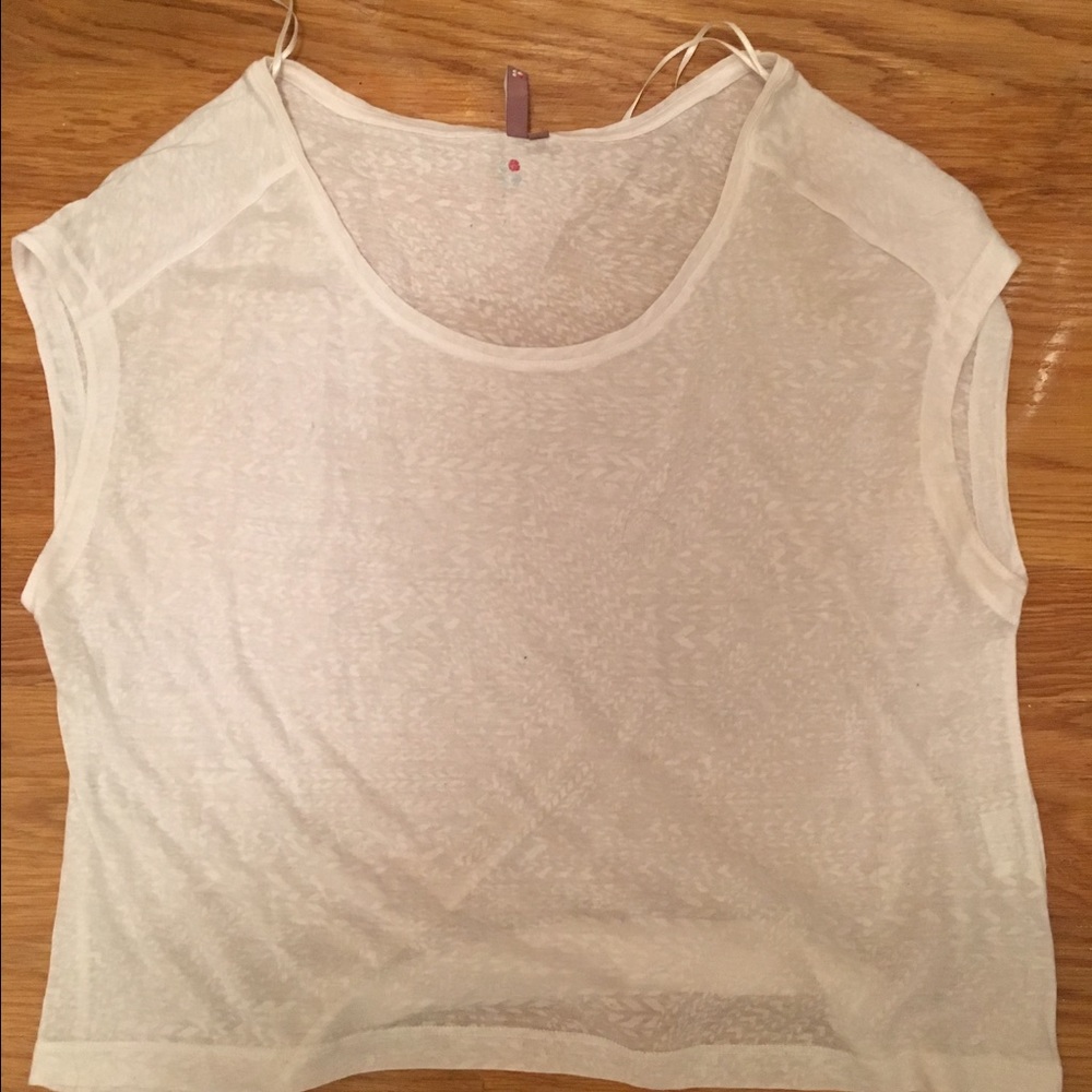 Sweaty Betty sheer shirt