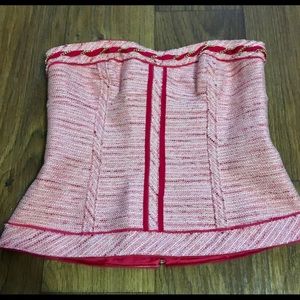 Pink bustier - White House Black Market