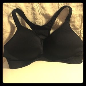 Lightly Padded Sports Bra Black
