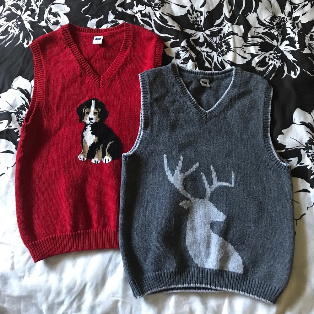 2 vests Janie &Jack 5T in great shape