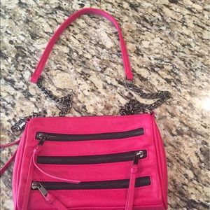 Charming Charlie small chain strap zipper purse