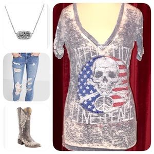 Affliction Love + Peace Tshirt