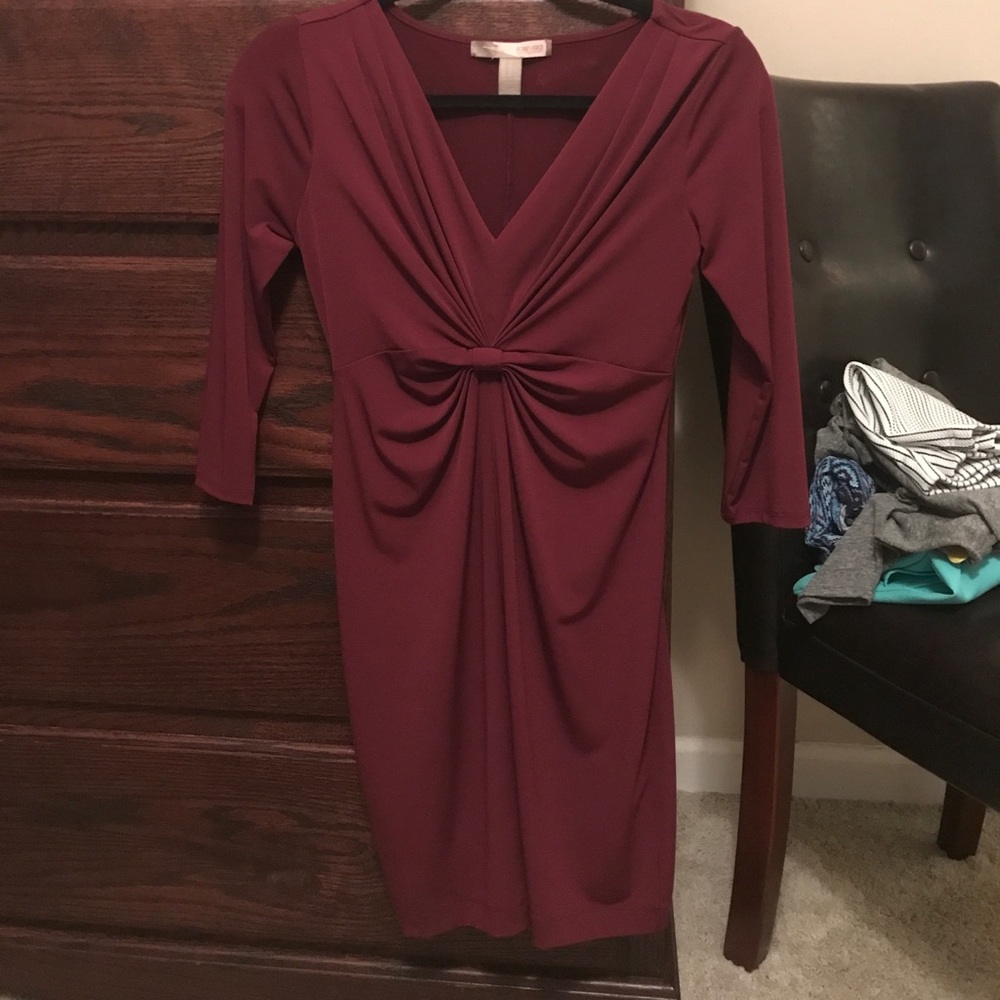 Forever 21 stretchy wine xs dress