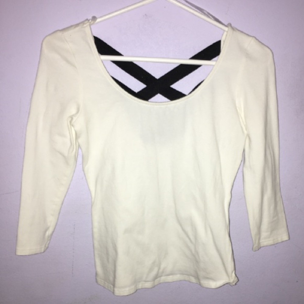 Cute criss-cross back crop too