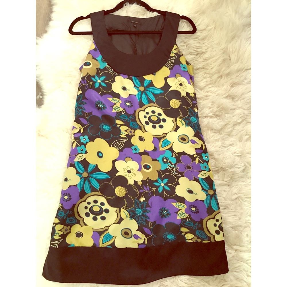 60's Inspired Silk Shift Dress