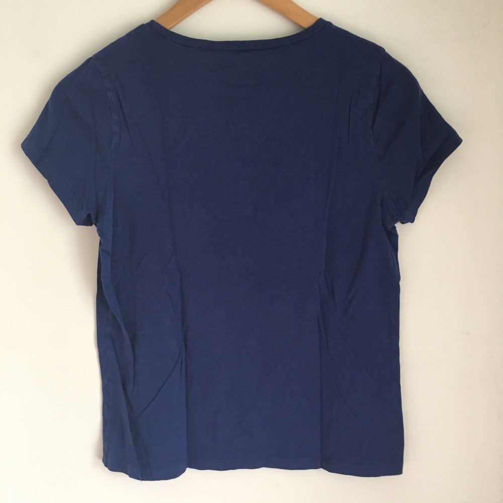 J. Crew ultra soft tee with appliquéd crest - Picture 2 of 2