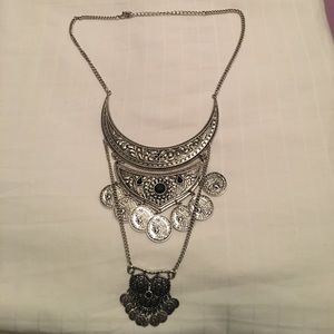 Long silver Neckless