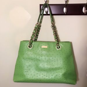 🔥Lowest🔥Kate Spade Ostrich Embossed Leather Bag