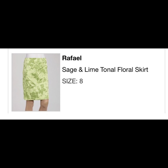 Rafael Green Skirt - Picture 2 of 3
