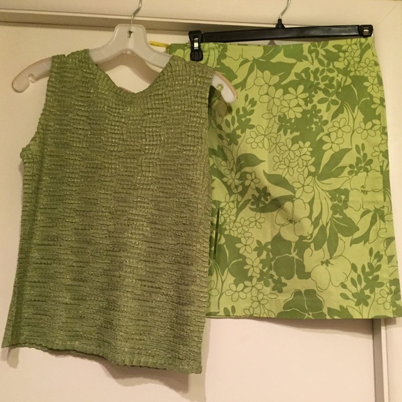 Rafael Green Skirt - Picture 3 of 3