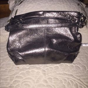 Silver Coach Purse