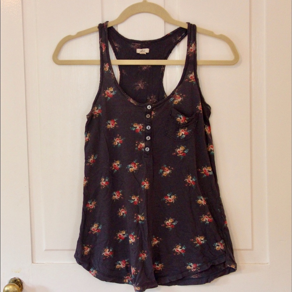 Aerie Floral Tank Top