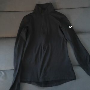 Nike fleece lined half zip