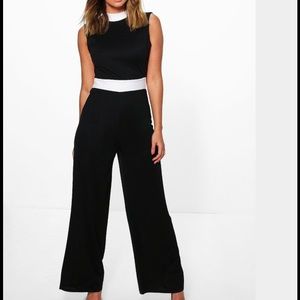Open Back Wide Leg Jumpsuit