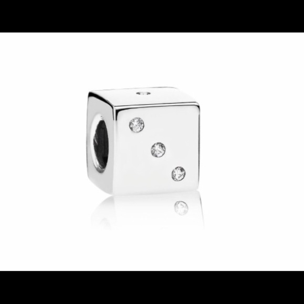 PAIR of Authentic Pandora Dice Charms (2)