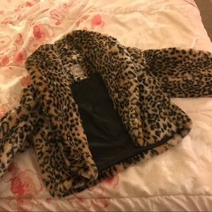 Faux fur jacket