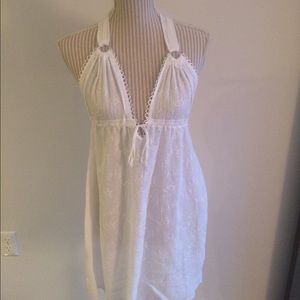 SALE! Sheer White Beach Cover-Up