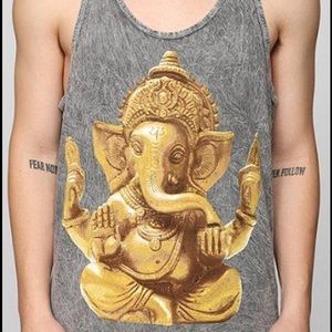 Urban Outfitters Gray Ganesh Tank