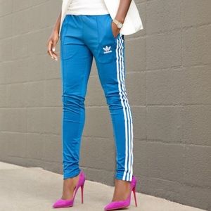 NWT Adidas supergirl track pant size small maroon