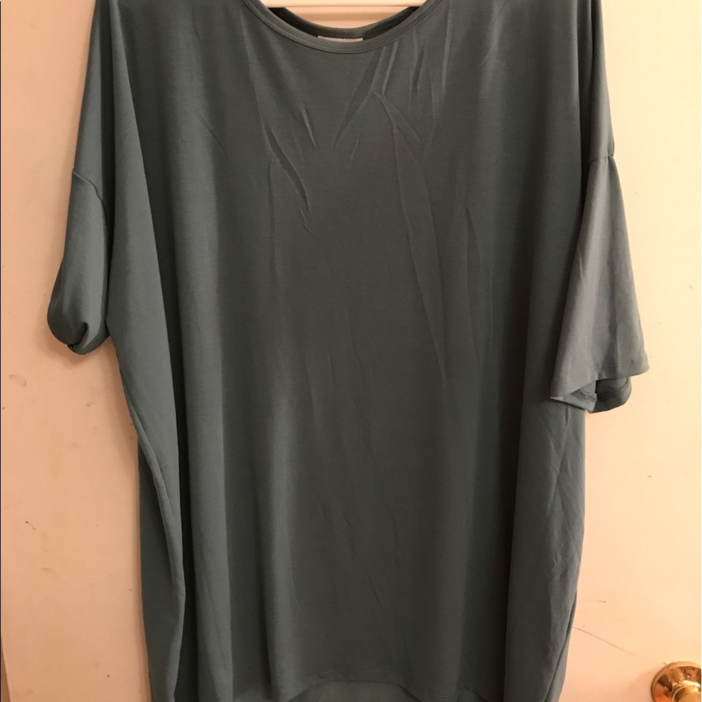 LULAROE XL BLUE IRMA