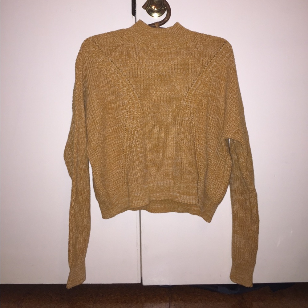 KENDALL & KYLIE MOCK NECK SWEATER