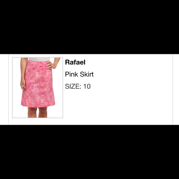 Rafael Pink Skirt Size 10 - Picture 2 of 3